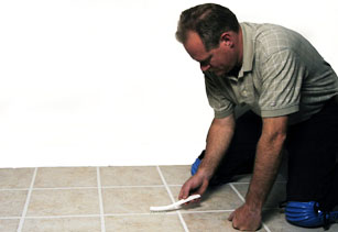 Refinishing Grout in The Tiles